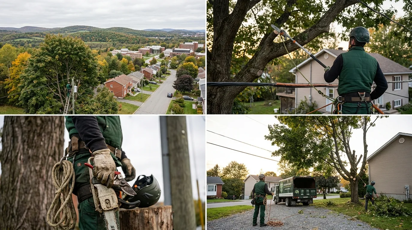 Émondage près des lignes électriques : sécurité et réglementation Hydro-Québec (Sherbrooke)